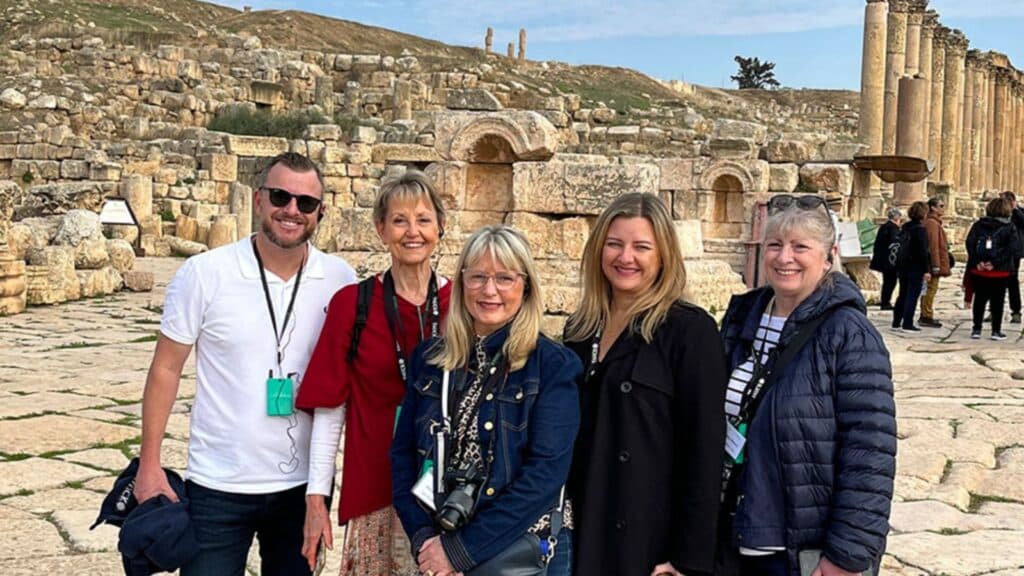 Group of Tauck tour guides in Jordan