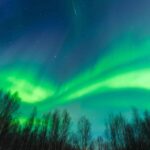 Northern lights display in Alaska