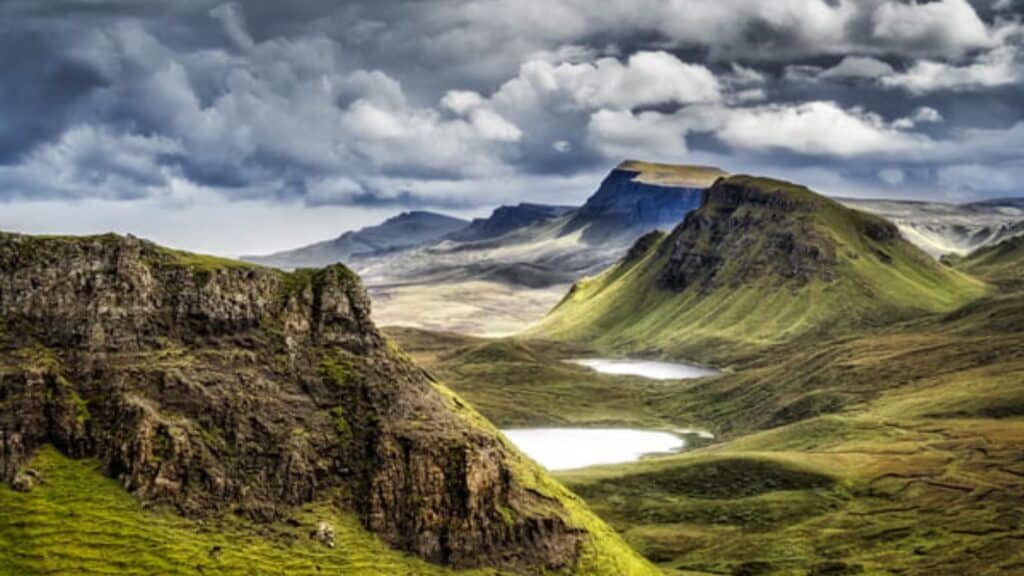 view of the Scottish Highlands
