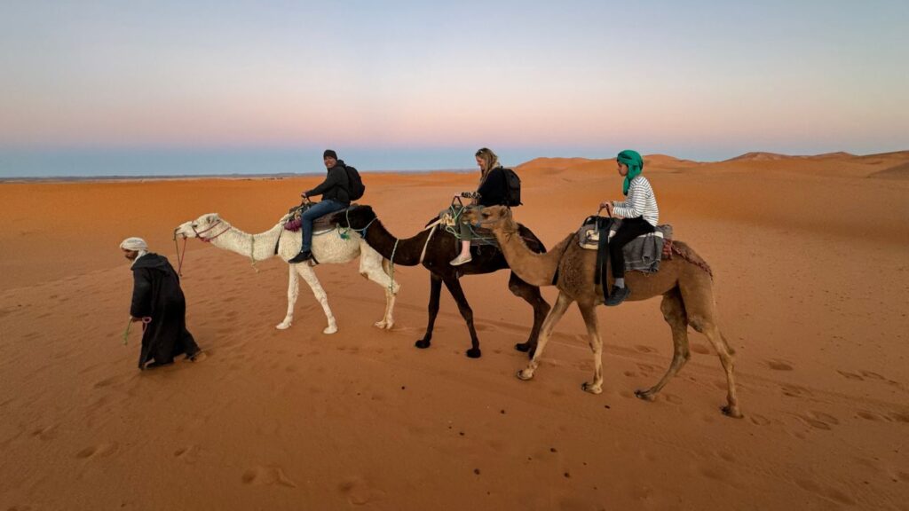The camel ride on Intrepid's Morocco Family Holiday was a memorable highlight for my kids (Photo: Jamie Davis Smith)