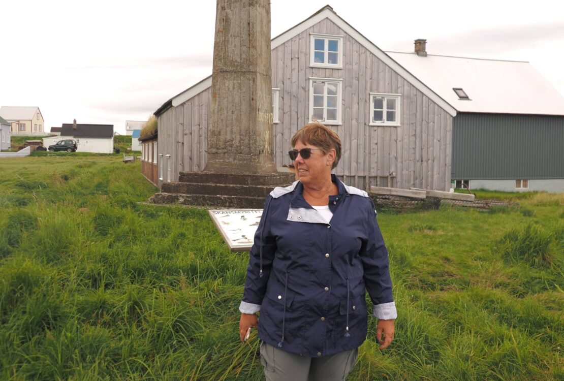 Megan's mom in Iceland on a National Geographic Expedition