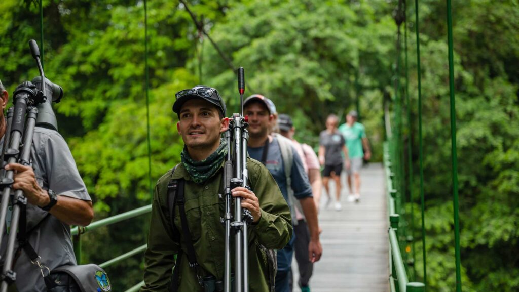 La Selva Biological Station and Reserve is home to more than 470 recorded bird species and 125 mammal species. Travelers on the National Geographic Expeditions Costa Rica: Wildlife and Conservation trip will hike through the reserve to learn about exciting animal species, ongoing research projects and more. (Steven Diaz, Photographer)