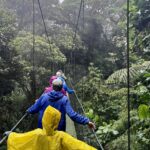 people on Monteverde Cloud Forest suspension bridge in Costa Rica