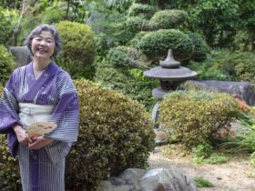 Japan Hagi Community Homestay Zen Garden Host Portrait