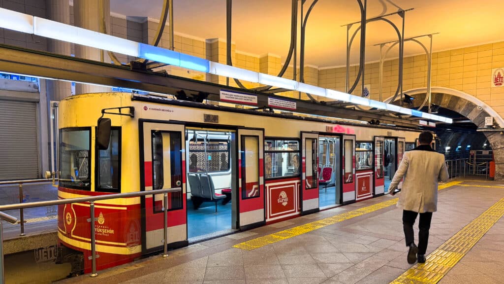 Tunel train in Istanbul