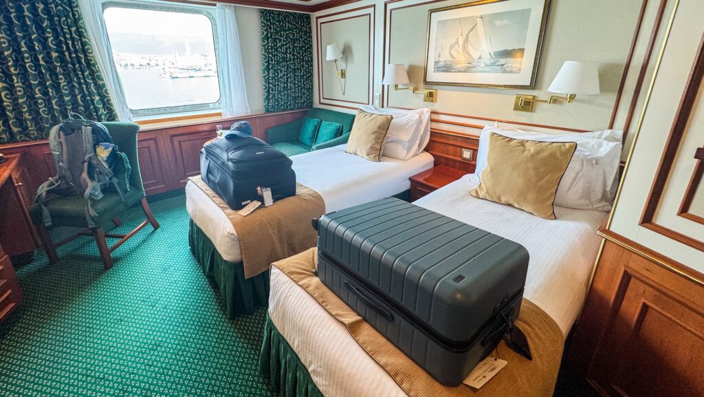 Stateroom onboard the National Geographic Orion