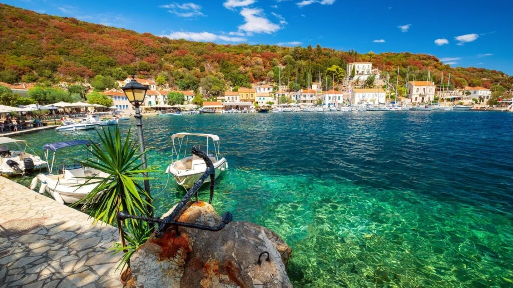 A stop at an Ionian Islands on EF Go Ahead Tours' Footsteps of the Odyssey in Greece: Kefalonia, Ithaca & Corfu
